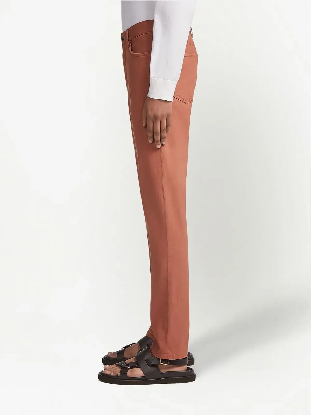 Zegna ストレッチコットン スリムフィットジーンズ - 画像3