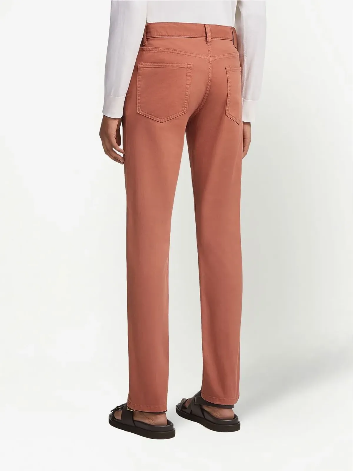 Zegna ストレッチコットン スリムフィットジーンズ - 画像4