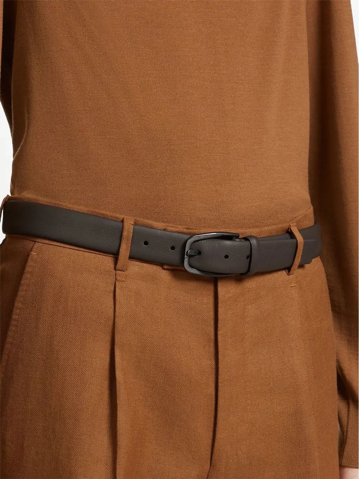 Zegna カーフスキン ベルト - 画像3