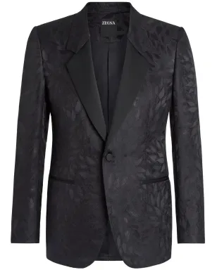 Zegna ジャカード絹ウールブレザー - サムネイル1