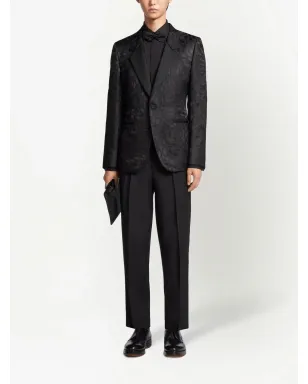 Zegna ジャカード絹ウールブレザー - サムネイル2