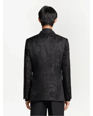 Zegna ジャカード絹ウールブレザー - サムネイル4