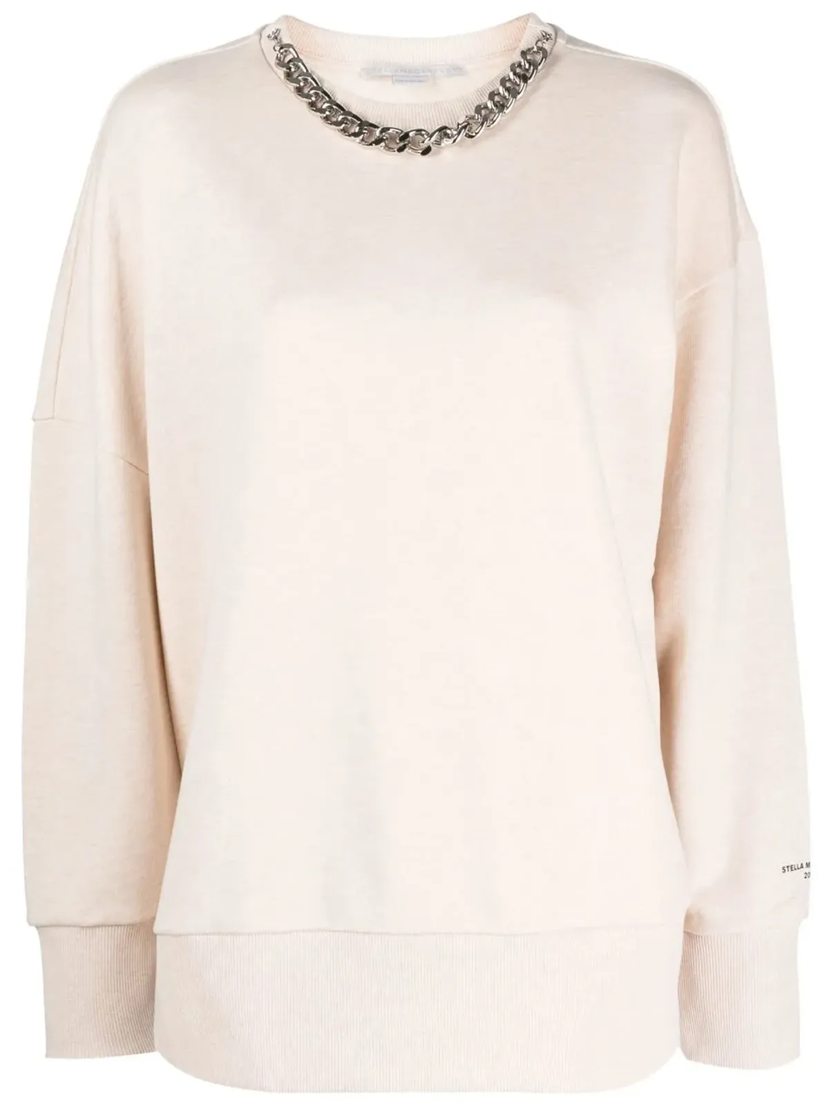 Stella McCartney チェーンリンク コットン スウェットシャツ - 画像1