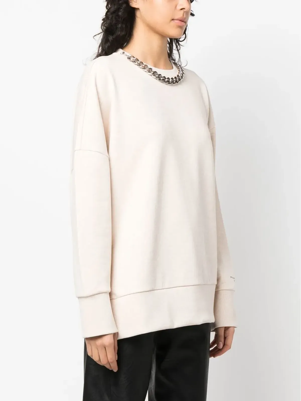 Stella McCartney チェーンリンク コットン スウェットシャツ - 画像3