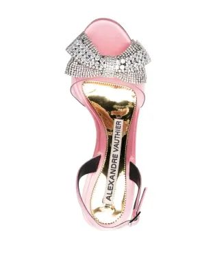 Alexandre Vauthier ボウディテール オープントゥ サンダル - サムネイル4