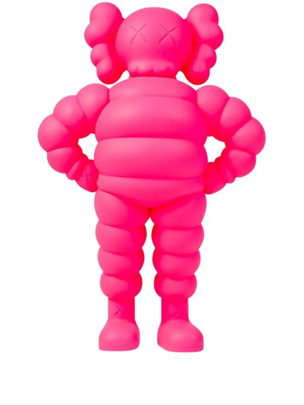 KAWS チャム コレクタブルフィギュア ピンク - 画像1