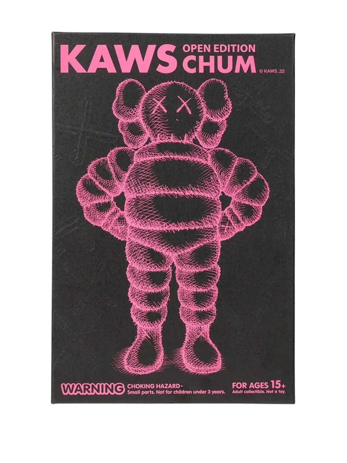 KAWS チャム コレクタブルフィギュア ピンク - 画像4
