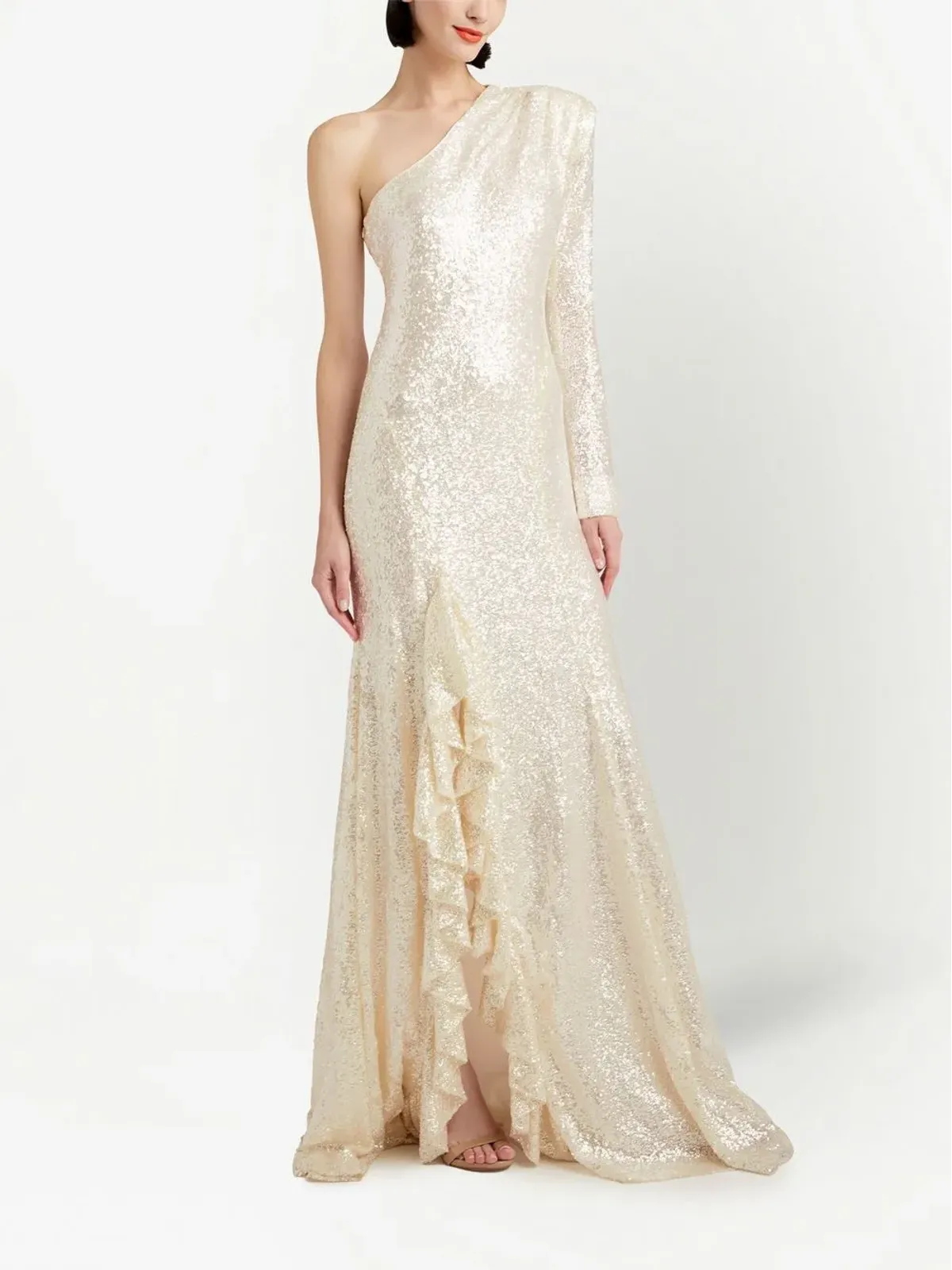 Cinq A Sept Angeline Gown スパンコール ロングドレス - 画像2