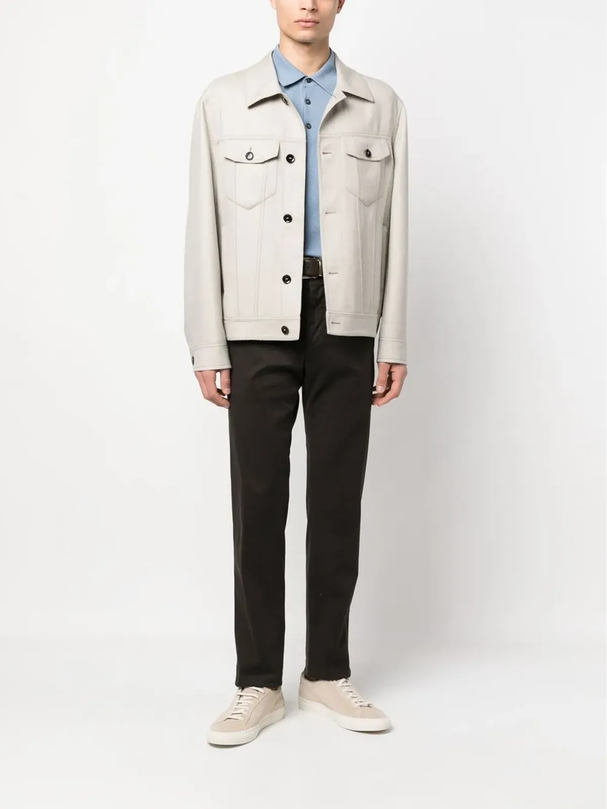 Brioni トラッカーシャツジャケット - 画像2