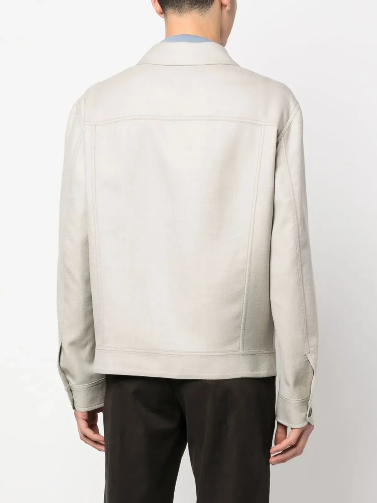Brioni トラッカーシャツジャケット - 画像4