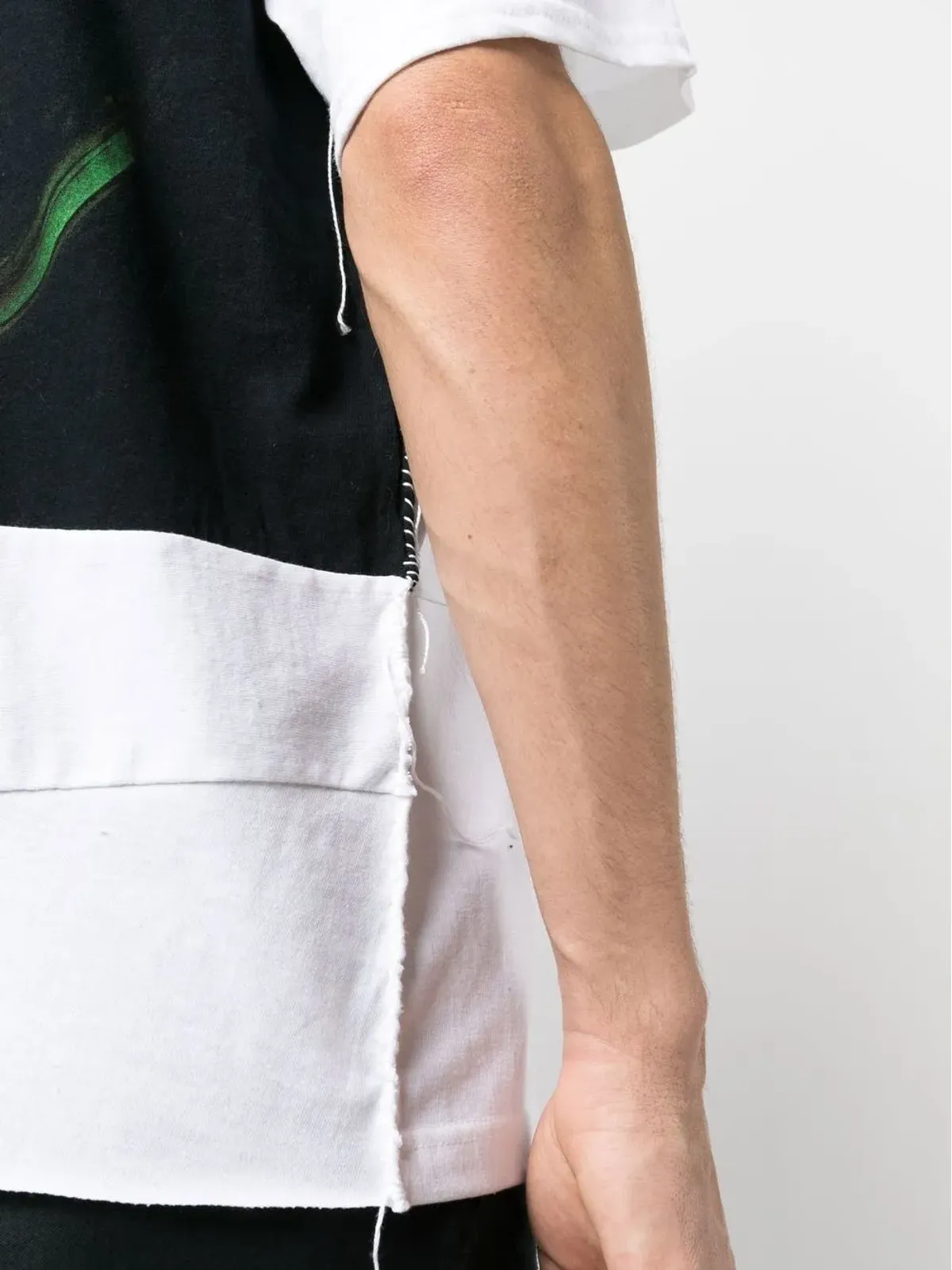 Children Of The Discordance グラフィックプリントパッチワークTシャツ - 画像5