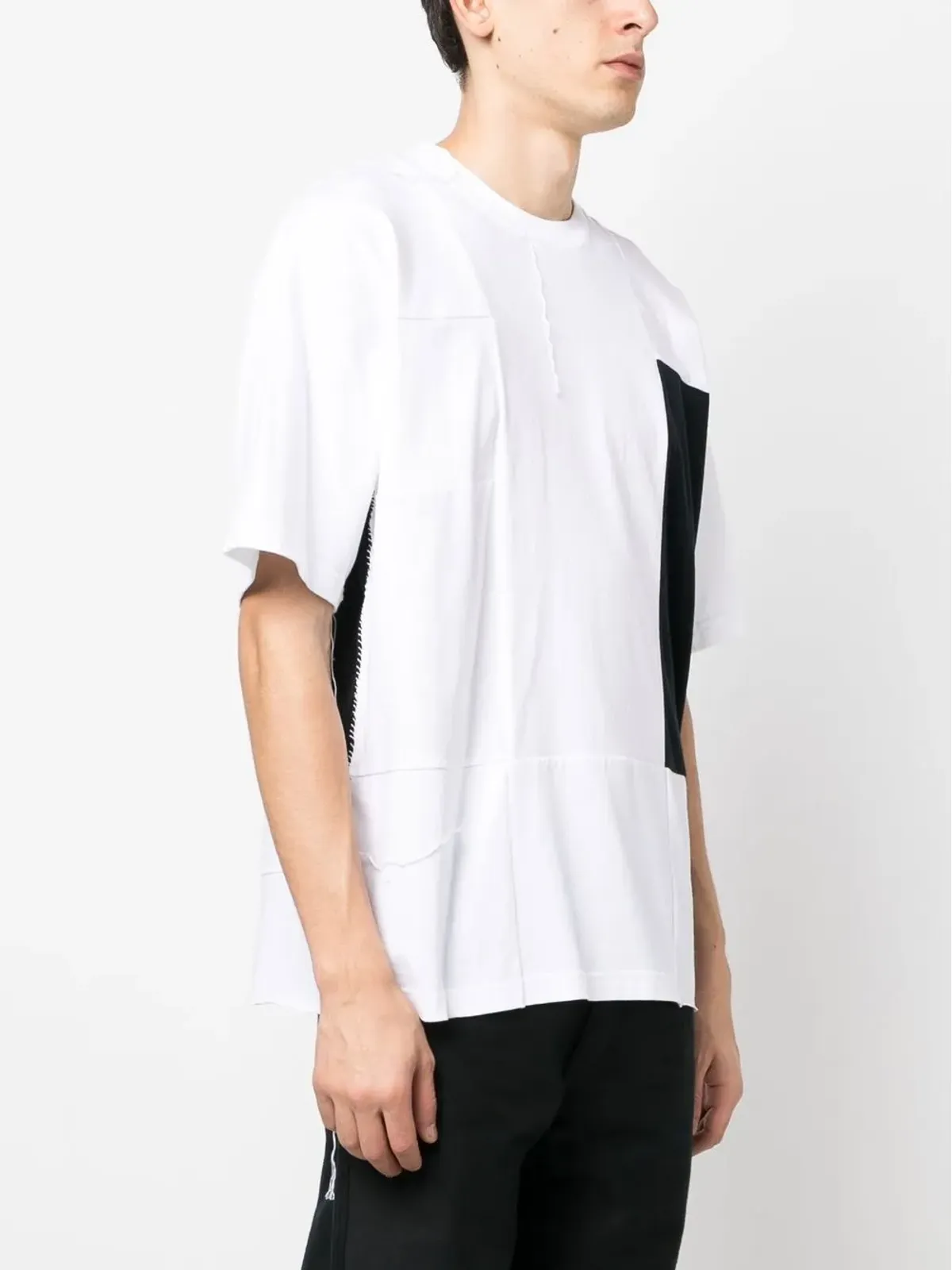 Children Of The Discordance グラフィックプリントパッチワークTシャツ - 画像3