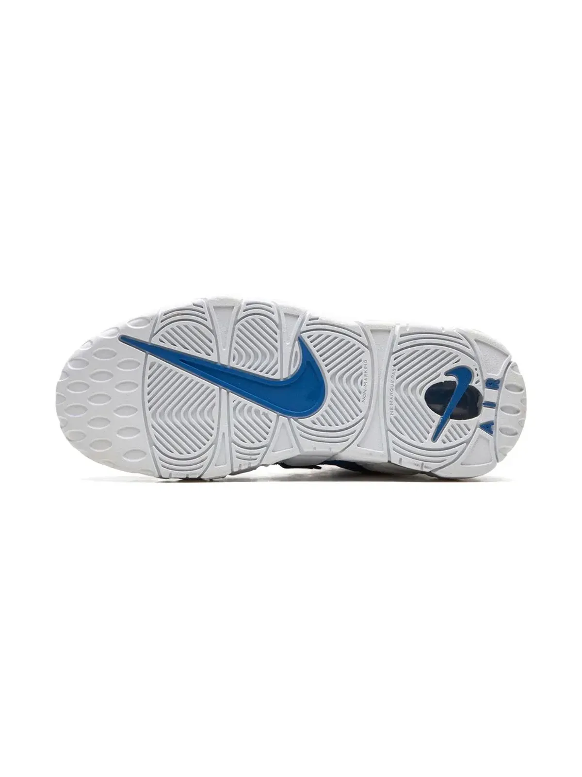 Nike Kids エア・モア・アップテンポ ブルー/ホワイト スニーカー - 画像4