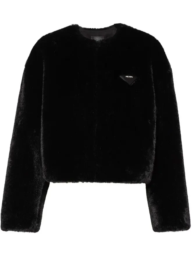 Prada Prada アスペン・トライアングルロゴ ジャケット ブラックの商品画像