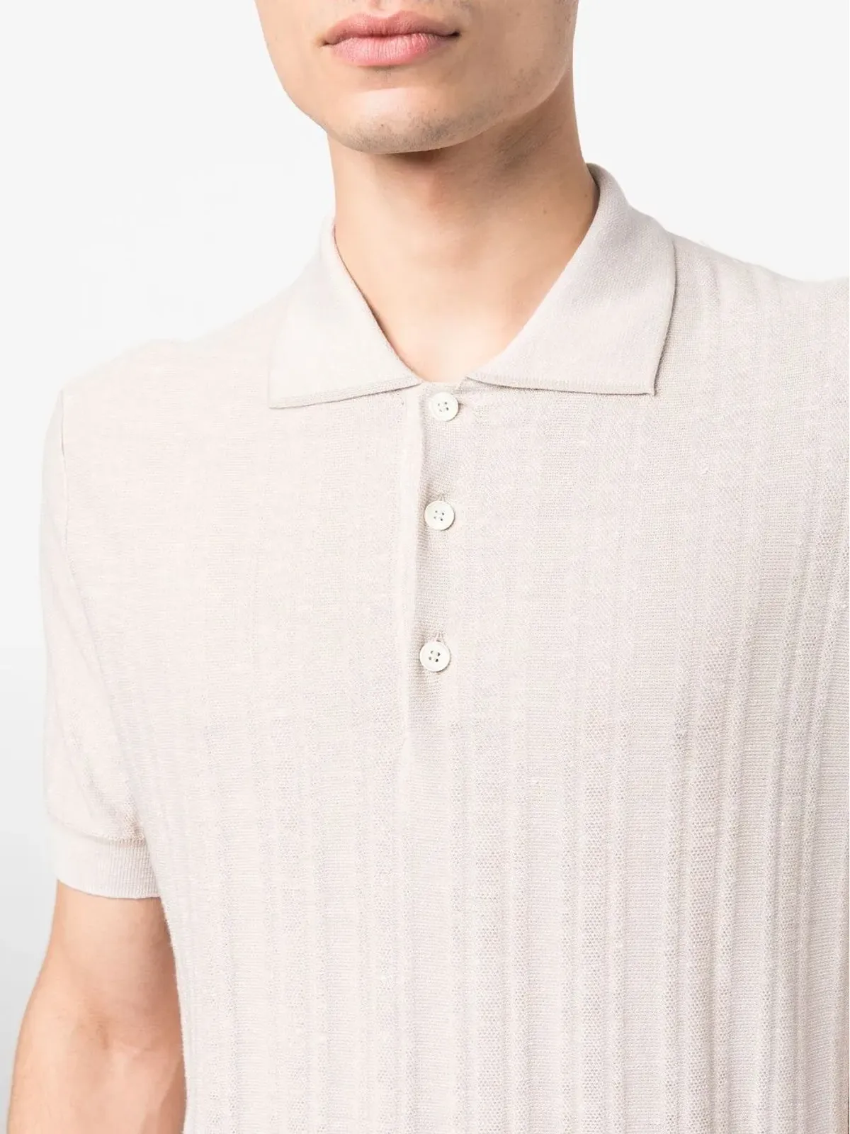 Brioni ニットポロシャツ - 画像5