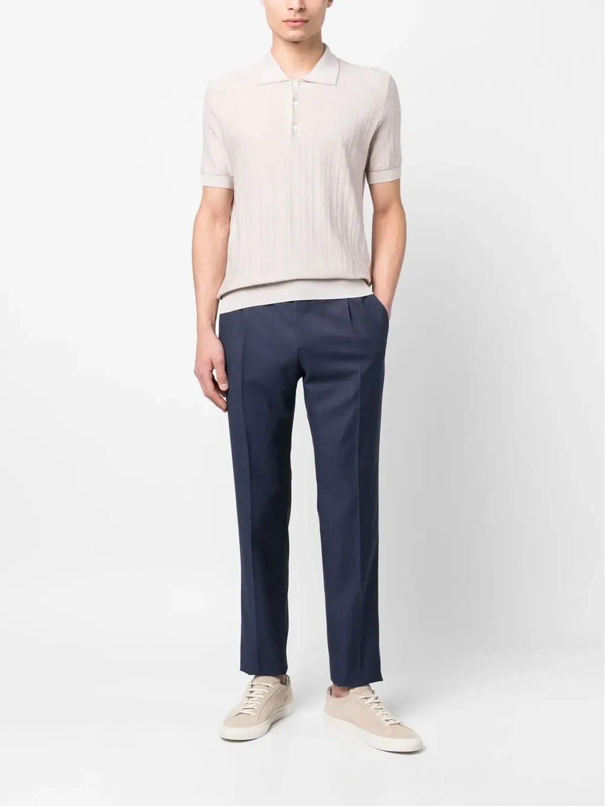 Brioni ニットポロシャツ - 画像2