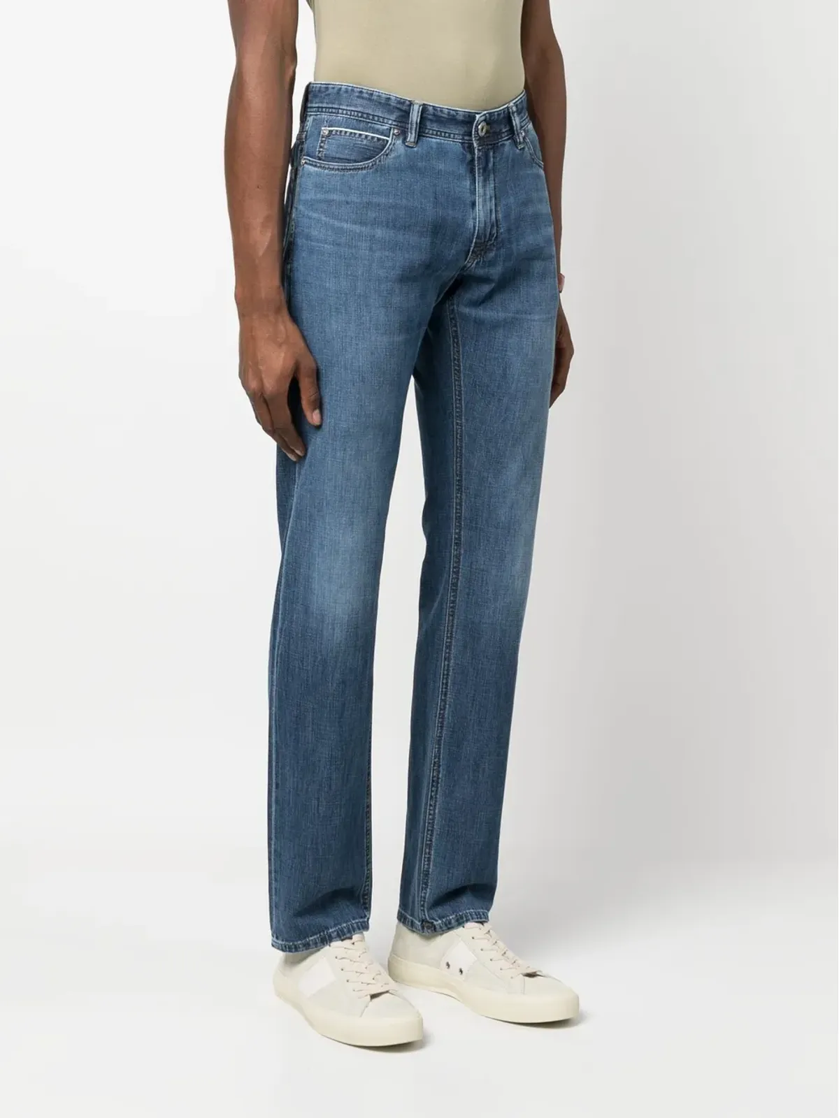 Brioni ストレートレッグ コットン トラウザー - 画像3