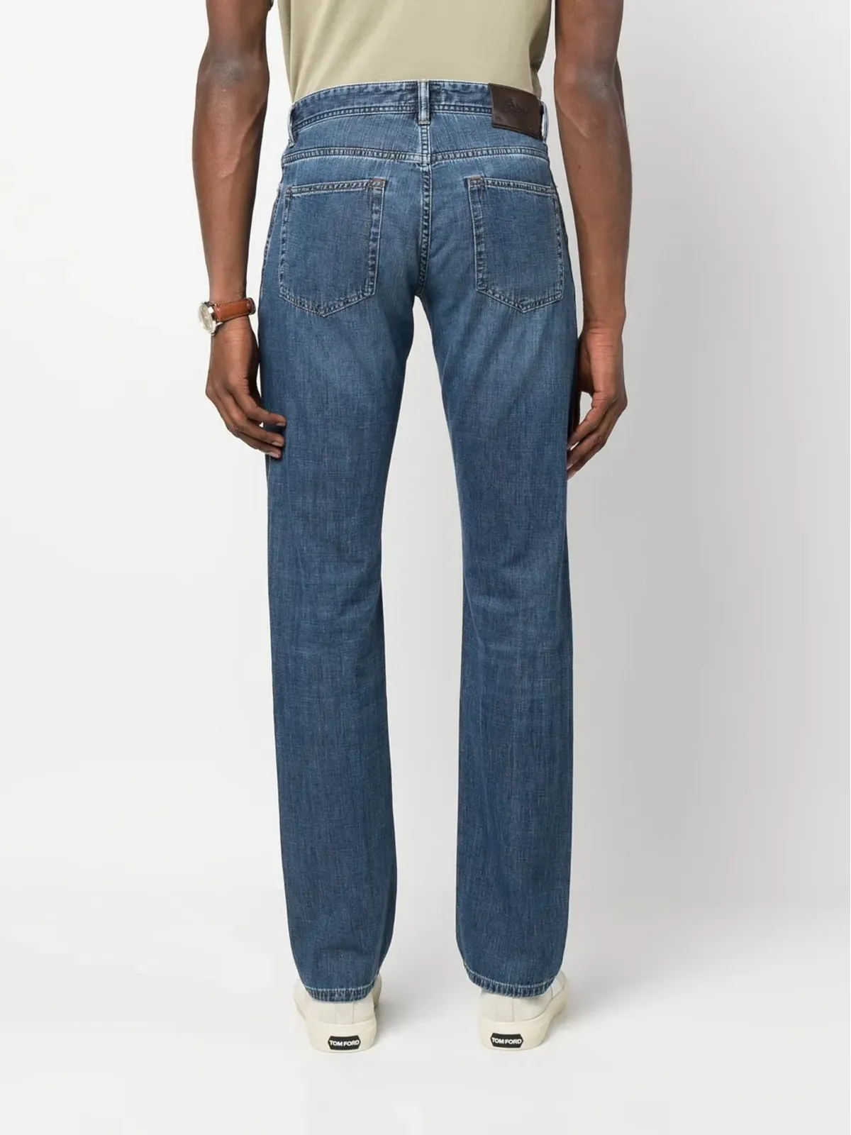 Brioni ストレートレッグ コットン トラウザー - 画像4