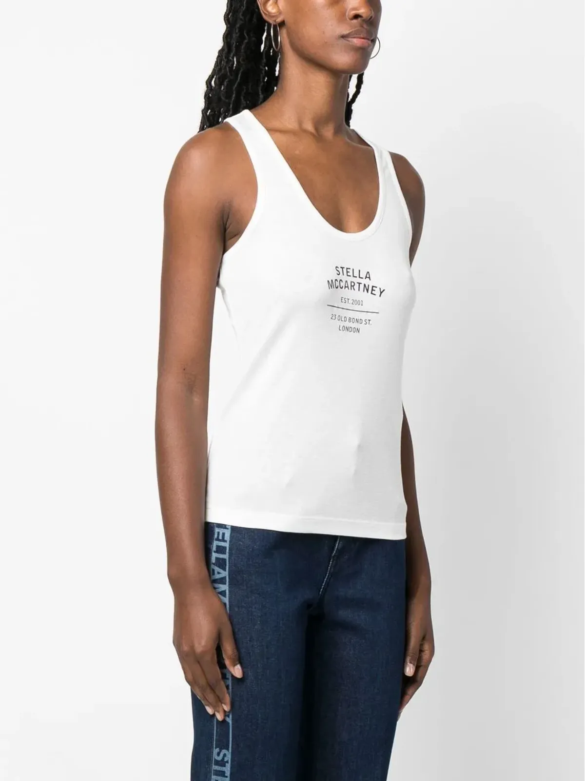 Stella McCartney ロゴプリント レーサーバックトップ - 画像3