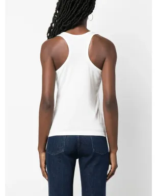 Stella McCartney ロゴプリント レーサーバックトップ - サムネイル4