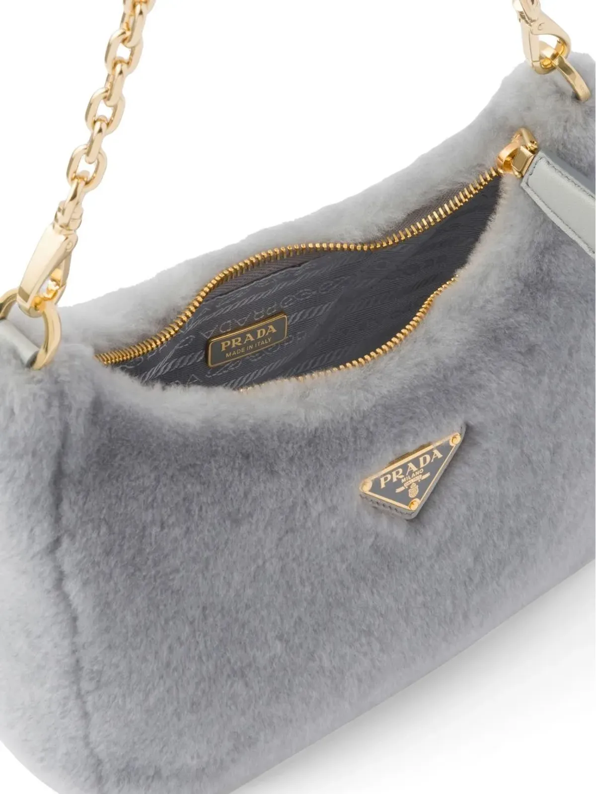Prada リ・エディション シアリング ミニバッグ - 画像5