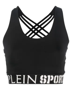 Plein Sport ロゴプリント スポーツブラ - サムネイル1