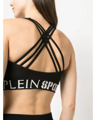 Plein Sport ロゴプリント スポーツブラ - サムネイル5