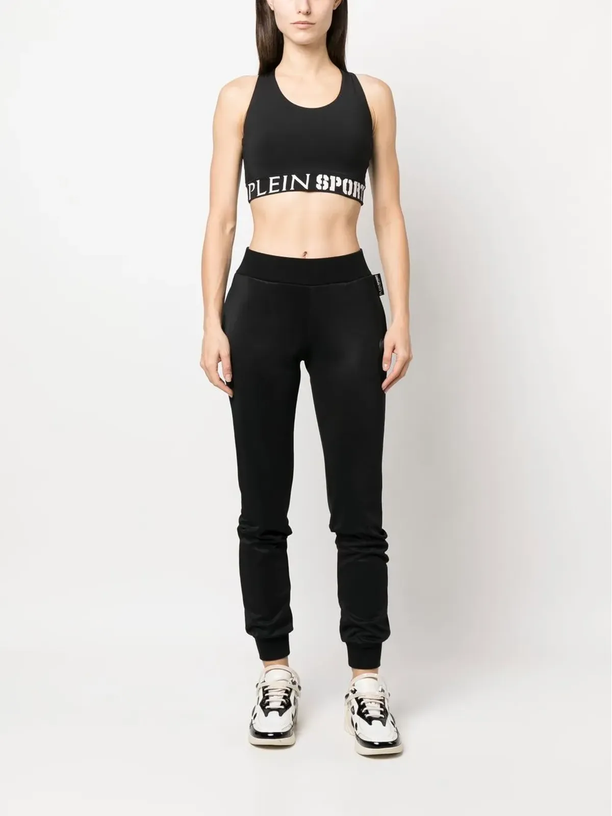 Plein Sport ロゴプリント スポーツブラ - 画像3