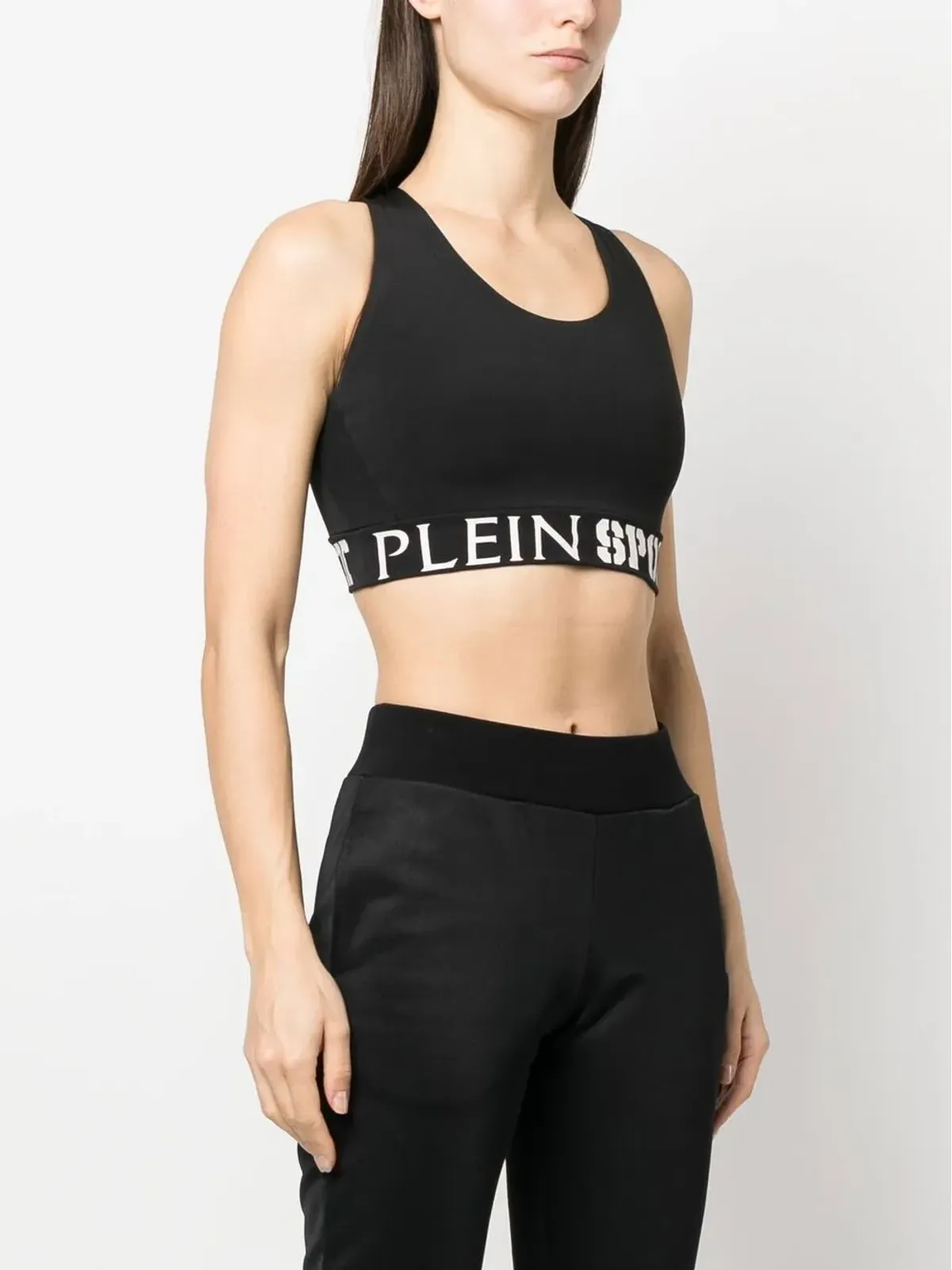 Plein Sport ロゴプリント スポーツブラ - 画像4