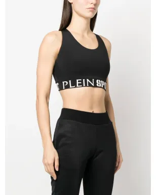Plein Sport ロゴプリント スポーツブラ - サムネイル4