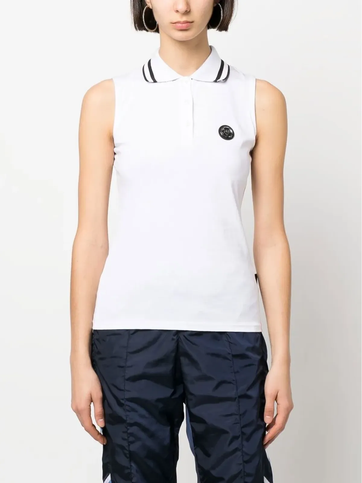 Plein Sport ポロカラー タンクトップ - 画像3