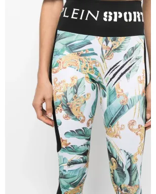 Plein Sport ロゴウエストバンド グラフィックプリント レギンス - サムネイル5