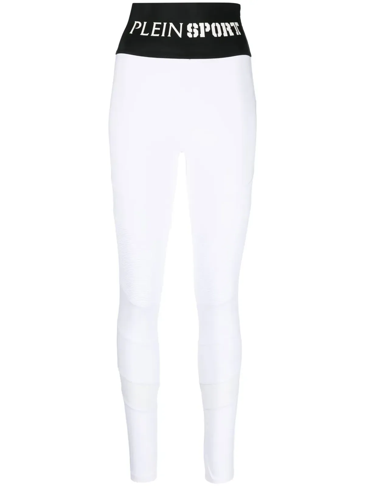 Plein Sport ロゴ入りウエストバンド ハイウェスト レギンス - 画像1