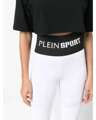 Plein Sport ロゴ入りウエストバンド ハイウェスト レギンス - サムネイル5