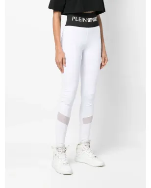 Plein Sport ロゴ入りウエストバンド ハイウェスト レギンス - サムネイル3