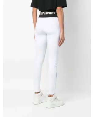 Plein Sport ロゴ入りウエストバンド ハイウェスト レギンス - サムネイル4