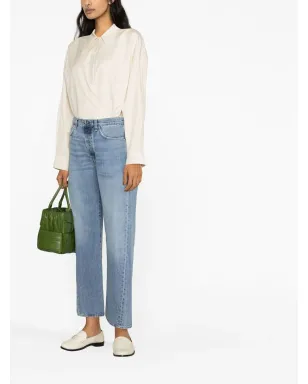 TOTEME ハイウエストストレートジーンズ - サムネイル4