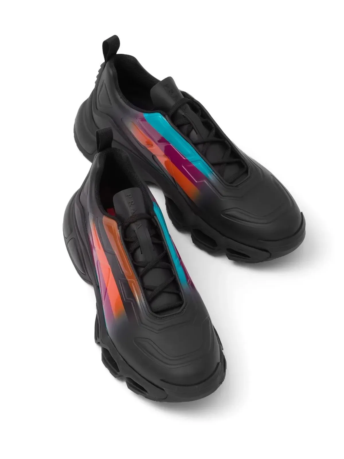 Prada Collision Cross ロー・トップスニーカー - 画像4
