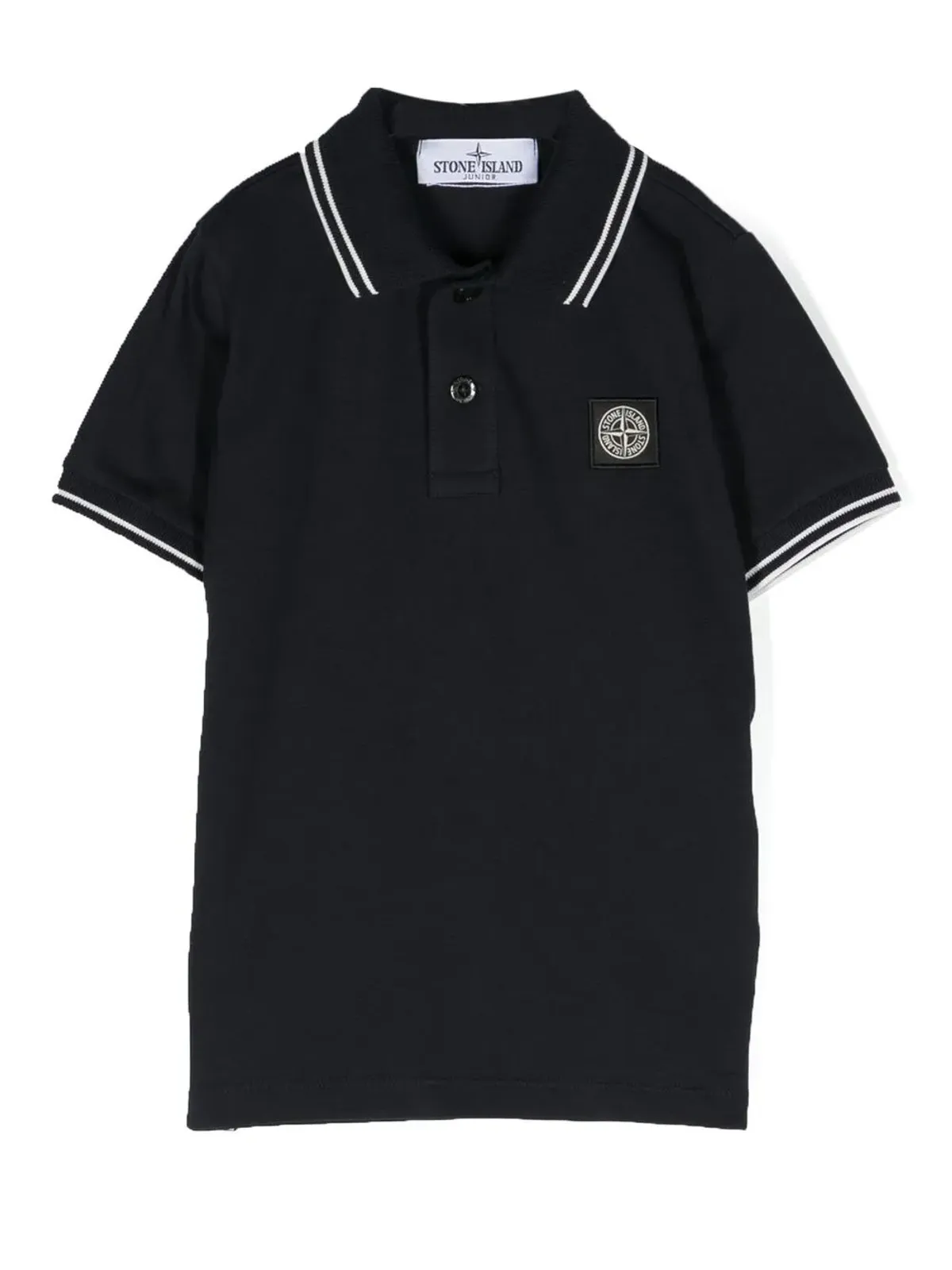 Stone Island Junior コンパスパッチ付きポロシャツ - 画像1