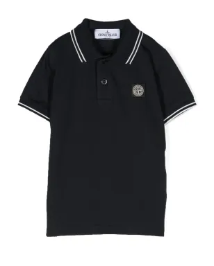 Stone Island Junior コンパスパッチ付きポロシャツ - サムネイル1