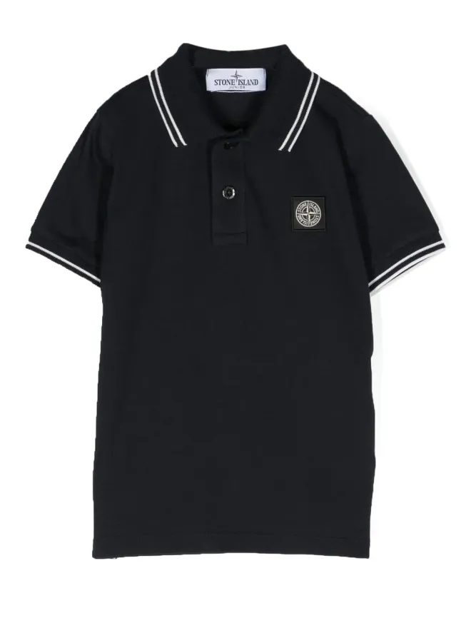 Stone Island Junior Stone Island Junior コンパスパッチ付きポロシャツの商品画像