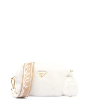 Prada トライアングルプレート付きシアーリングショルダーバッグ - サムネイル1