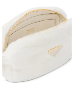 Prada トライアングルプレート付きシアーリングショルダーバッグ - サムネイル5