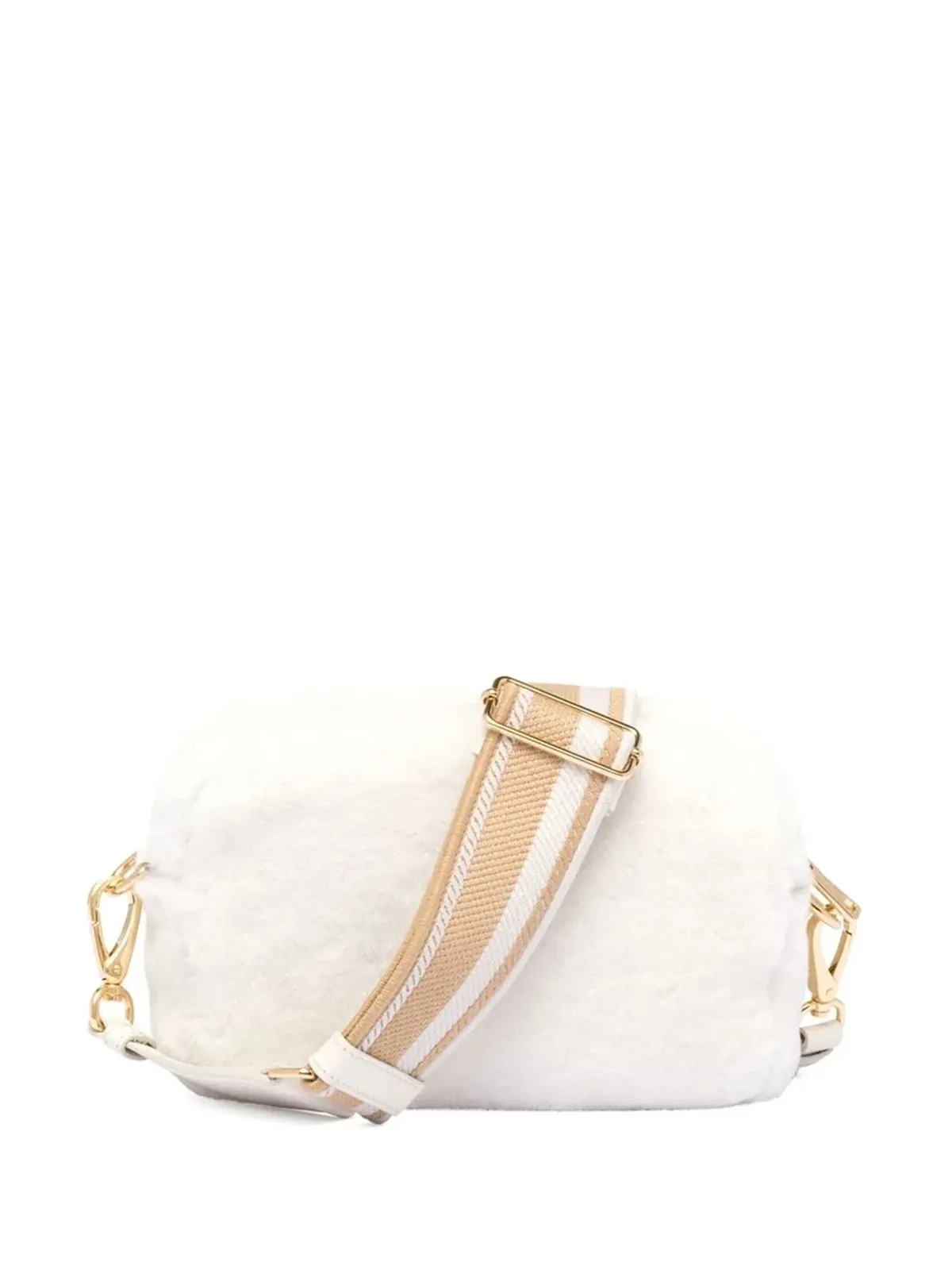 Prada トライアングルプレート付きシアーリングショルダーバッグ - 画像3