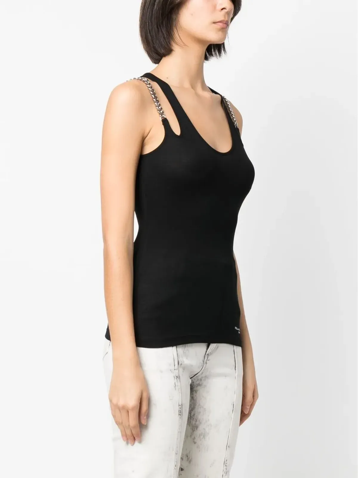 Stella McCartney ファラベラチェーン レーサーバック ベストトップ - 画像3