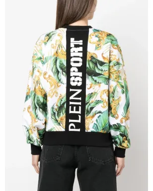 Plein Sport 花柄プリント コットン スウェットシャツ - サムネイル4