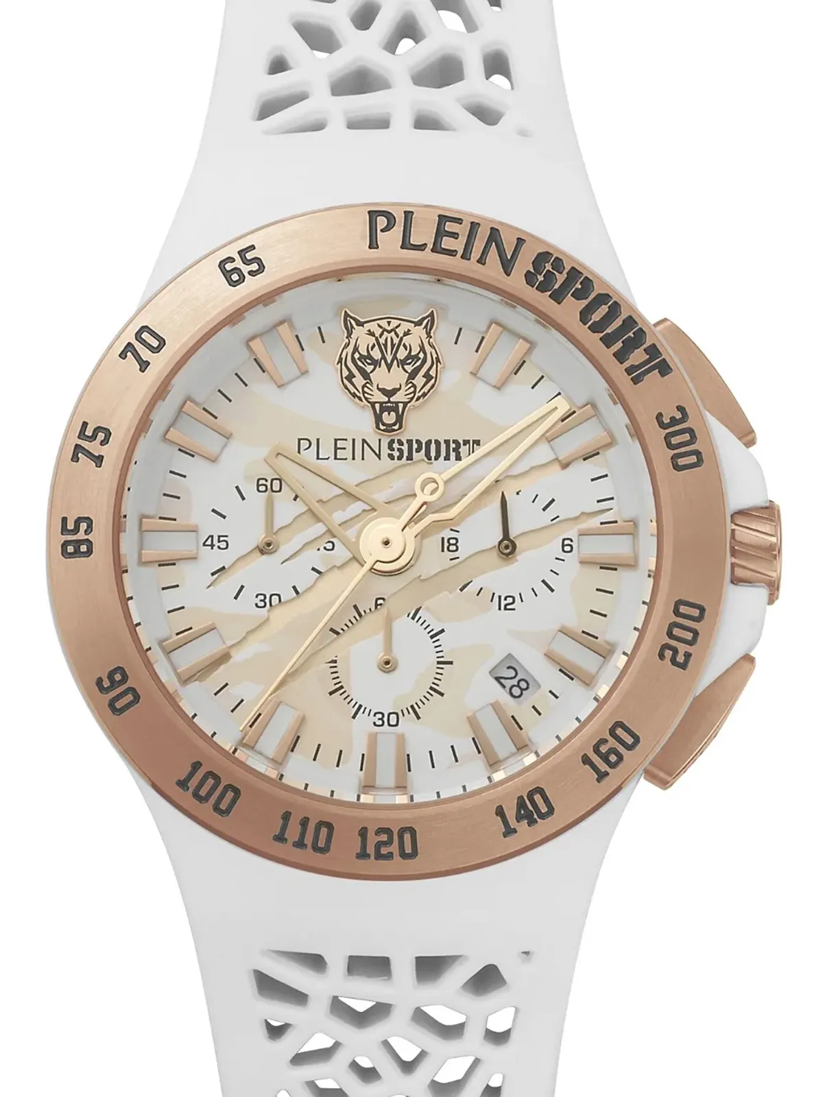 Plein Sport サンダーストーム クロノ ホワイト - 画像3