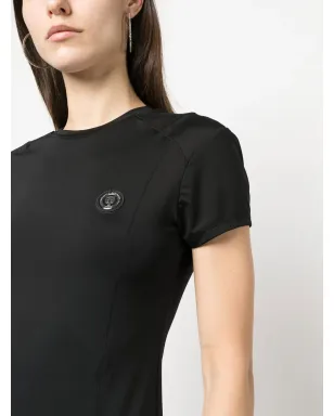 Plein Sport ロゴプリント コットン Tシャツ ブラック - サムネイル5