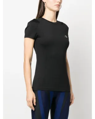 Plein Sport ロゴプリント コットン Tシャツ ブラック - サムネイル3