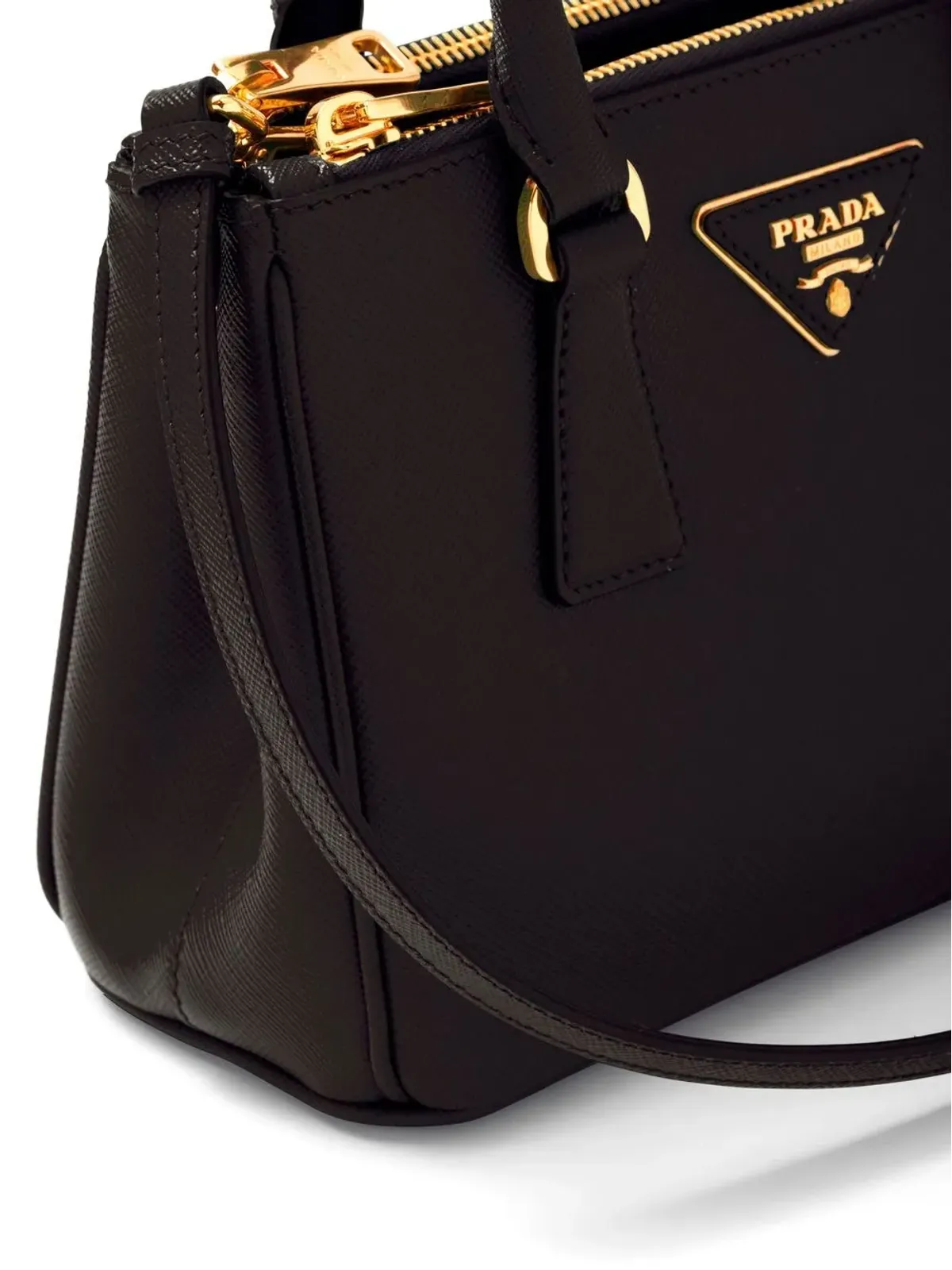 Prada ガレリア レザー バッグ - 画像3